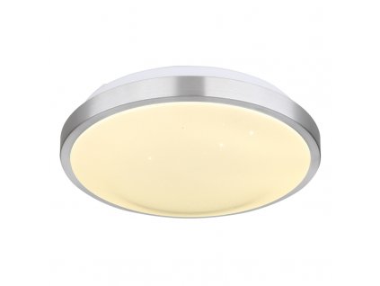 Koupelnové stropní LED svítidlo GREGORY s čidlem, 18W, denní bílá, kulaté, chromované, IP44