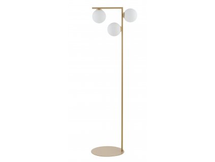 Stojací designová lampa ANDY, 3xG9, 12W, koule, zlatá