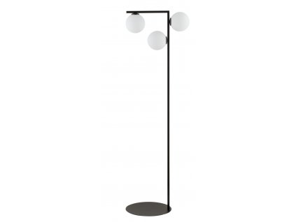 Stojací designová lampa ANDY, 3xG9, 12W, koule, černobílá