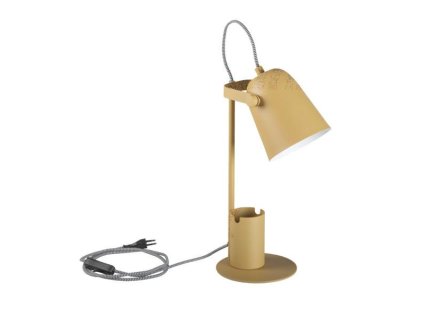 Kancelářská stolní lampa RAIBO, 1xE27, 5W, žlutá