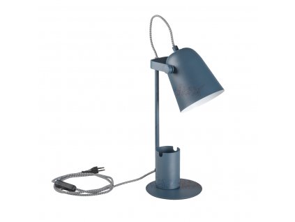 Kancelářská stolní lampa RAIBO, 1xE27, 5W, modrá