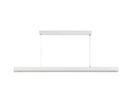 Závěsné lineární LED osvětlení FUTURA, 24W, teplá bílá, 126 cm, bílé