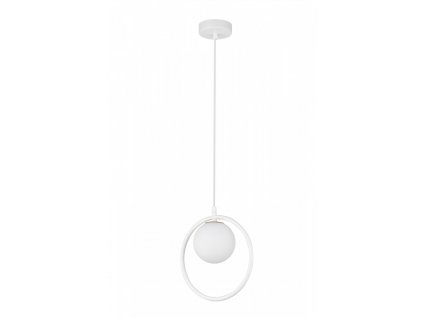 Závěsné moderní osvětlení AQUA, 1xG9, 12W, kruhové, bílé