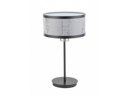 Stolní moderní lampa OPERA, 1xE27, 60W, černá/stříbrná