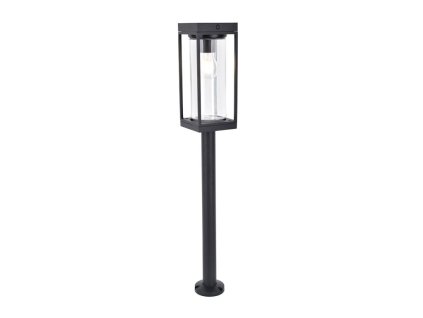 LED zahradní solární lampa FLAIR, 1xE27, 2W, teplá bílá, černá