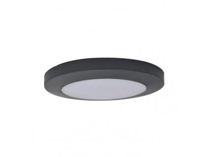 Venkovní stropní kulaté LED svítidlo KAYAH, 16,5W, teplá bílá, 30,5cm, šedé