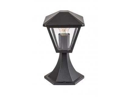 Venkovní stojací hliníková lampa PARAVENTO, 1xE27, 40W, 29cm, černá
