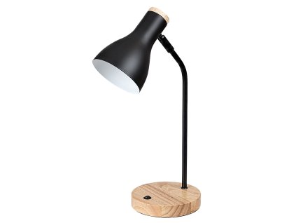 Stolní lampa FERB, 1xE14, 25W, černohnědá