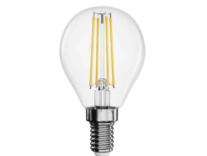 LED filamentová žárovka, E14, MINI GLOBE, 6W, 810lm, 2700K, teplá bílá