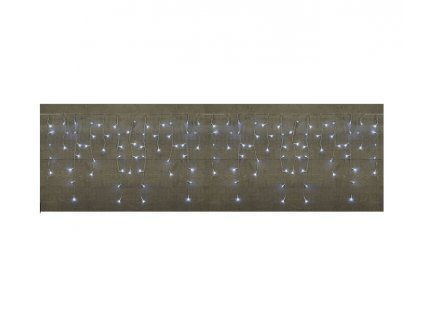 Venkovní LED závěs 720x60cm, 360xLED, 20x LED flash, studená bílá, časovač