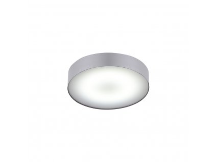 Přisazené stropní LED moderní osvětlení ARENA, 18W, denní bílá, kulaté, stříbrné