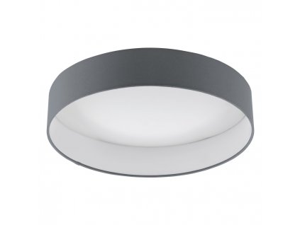 LED stropní osvětlení PALOMARO 1, 18W, teplá bílá, 40,5cm, kulaté, šedé