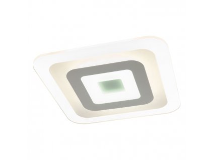 Moderní stropní LED svítidlo REDUCTA 1, 36,7W, denní bílá, 48x48cm, hranaté, bílé