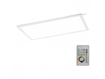 Podhledový LED panel SALOBRENA-RGBW, 21W, stmívatelný, denní bílá, RGB, dál. ovládání, 60x30cm