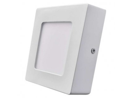 Přisazený LED panel N-PNL, 6W, teplá bílá, 12x12cm, hranatý