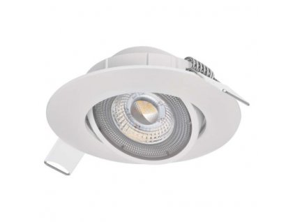 Bodové LED zápustné svítidlo EXCLUSIVE, 5W, teplá bílá, 9cm, kulaté, bílé