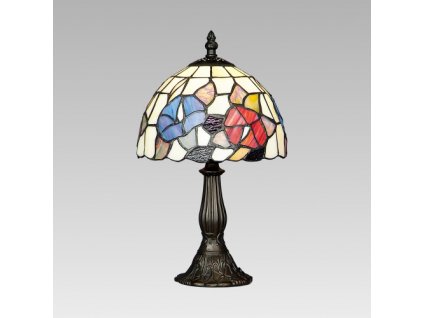Stolní lampa TIFFANY, různobarevná