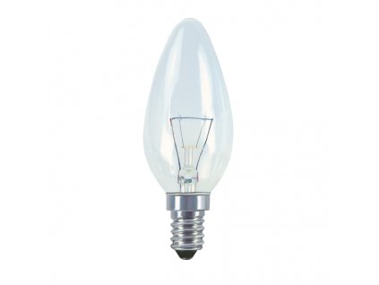 Klasická svíčková žárovka E14, 60W, 640lm, teplá bílá