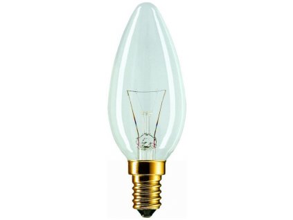Klasická svíčková žárovka E14, 40W, 390lm, teplá bílá