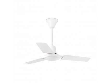 Stropní ventilátor s nástěnným regulátorem rychlosti MINI INDUS, 5 rychlostí, bílý