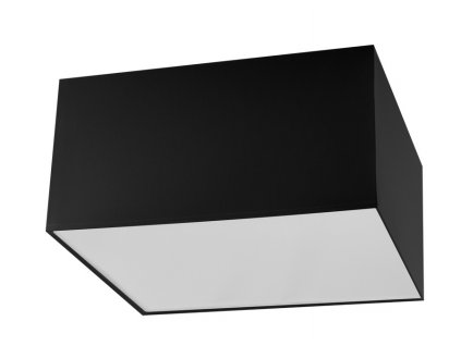 Stropní / nástěnné osvětlení DIANA, 2xE27, 23W, 40x40cm, hranaté, černé