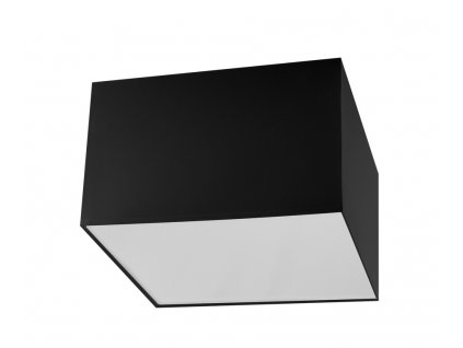 Stropní / nástěnné osvětlení DIANA, 1xE27, 23W, 30x30cm, hranaté, černé