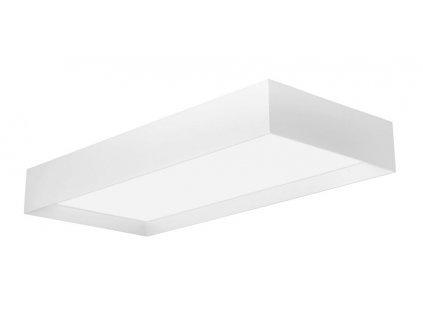 Moderní stropní LED přisazené osvětlení LILY, 60W, teplá bílá, hranaté, bílé