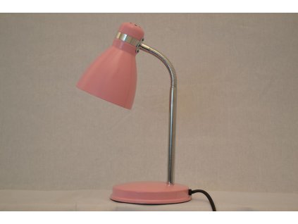 Stolní retro lampa FANDA, růžová