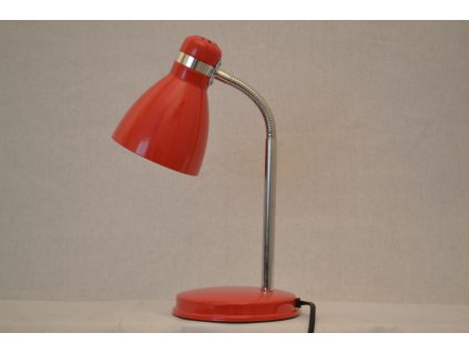 Stolní retro lampa FANDA, červená