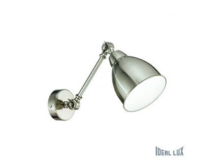 Nástěnná lampička NEWTON, stříbrná