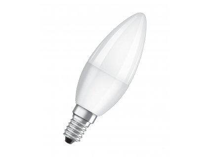 LED žárovka VALUE, E14, Candle, 5,5W, 470lm, 6500K, studená bílá