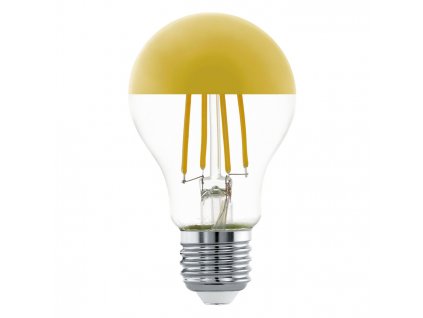 LED filamentová žárovka, E27, A60, 7W, teplá bílá, zlatá