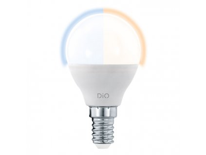 Stmívatelná LED žárovka, E14, P45, 5W, 400lm, teplá-studená bílá, dálkový ovladač