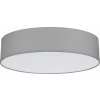 LED stropní osvětlení FERDINANDO, 4xE27, 15W, 60cm, kulaté, šedé