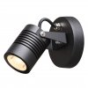 Venkovní nástěnné LED bodové svítidlo IBIZA, 5W, teplá bílá, černé