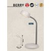 LED stolní flexibilní lampa BERRY, bílá