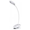 LED stolní lampa s klipem HARRIS, 4000K, 180lm