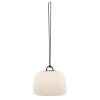 Venkovní nabíjecí závěsná / stojací LED lampa KETTLE, 6,8W, teplá bílá, bílá