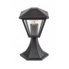 Venkovní stojací hliníková lampa PARAVENTO, 1xE27, 40W, 29cm, černá
