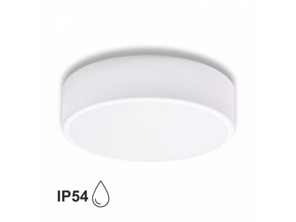 Prisadené stropné kúpeľňové osvetlenie CLEO, 2xE27, 40W, 30cm, okrúhle, biele, IP54
