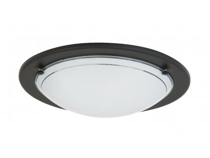 Stropné / nástenné svietidlo UFO, 1xE27, 60W, 28,5cm, guľaté, čierne