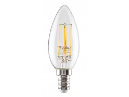LED žiarovka, C35, E14, 4W, neutrálna biela / denné svetlo