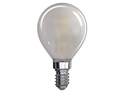 LED filamentová žiarovka, MINI, matná, 4W, E14, teplá biela