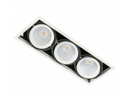 LED podhľadové stropné svetlo VERTICO TRIPLE, 54W, denná biela