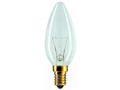 Klasická sviečková žiarovka E14, 25W, 190lm, 240V