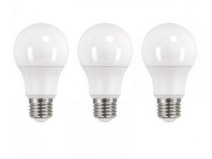 Sada LED žiaroviek, E27, A60, 9W, 806lm, neutrálna biela, 3ks