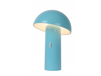 Stolná LED lampička do detskej izby FUNGO, 7,5 W, teplá biela, modrá