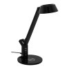 Stolná LED lampa s možnosťou nabíjania telefónov BANDERALO, 4,8 W, teplá-studená biela, čierna
