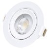 Zápustné bodové LED osvetlenie BARI, 5W, 500lm, teplá biela, okrúhle