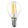 Stmievateľná filamentová LED žiarovka, E14, P45, 4,5 W, 470lm, 2700K, teplá biela, číra